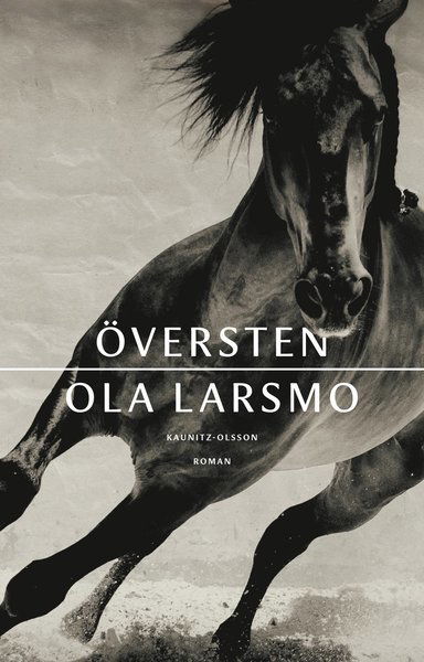 Översten - Ola Larsmo - Books - Kaunitz-Olsson - 9789189015159 - September 3, 2020