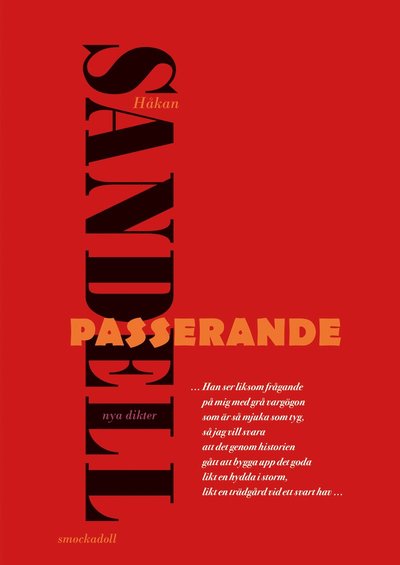 Cover for Håkan Sandell · Passerande (Paperback Book) (2021)