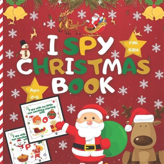Cover for Fribla Janu Press · I spy christmas book For Kids Ages 2-5 (Pocketbok) (2020)