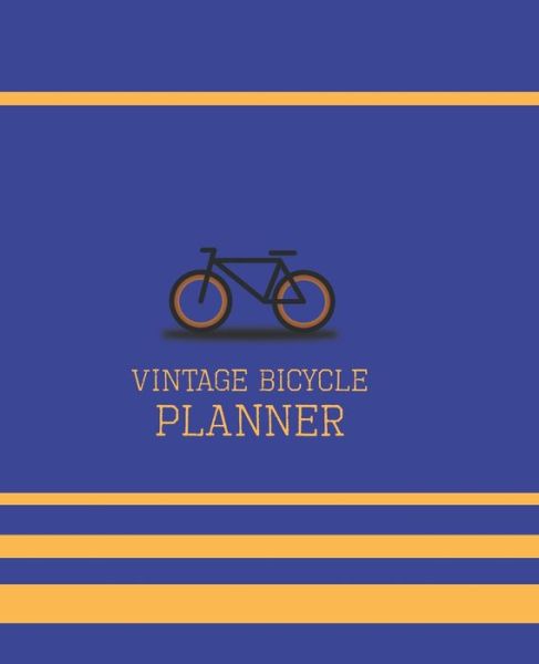 Cover for Plam Studio · Vintage Bicycle, Rare Weekly Planner Undated, Doted Grid Paper, Multitask Shamble Organizer (Paperback Book) (2020)