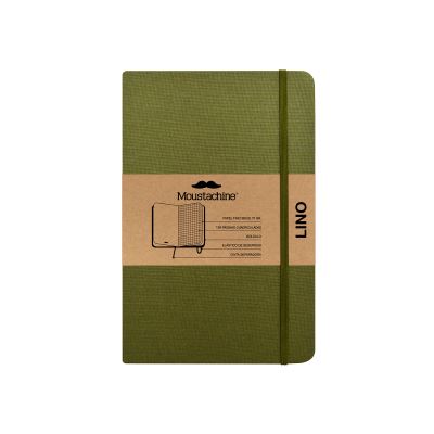 Cover for Moustachine · Moustachine Classic Linen Pocket Military Green Squared Flex (Book) (2024)