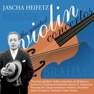 Cover for Beethoven / Mendelssohn / Bra · Jascha Heifetz: The Greatest Violin Concertos (CD) (2014)