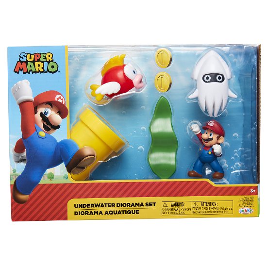 Nintendo 2-1/2in Underwater Diorama Set Cs (Net) - Jakks Pacific - Merchandise -  - 0192995400160 - September 30, 2020