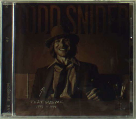 That Was Me - Todd Snider - Music - POP - 0602498837160 - August 30, 2005