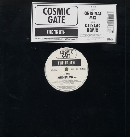 Cover for Cosmic Gate · The Truth (12&quot;) (2002)