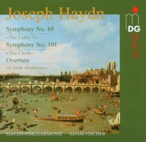Symphonies 88 & 101 MDG Klassisk - Fischer Adam / Haydn-Philharmonie - Musiikki - DAN - 0760623144160 - torstai 1. helmikuuta 2007