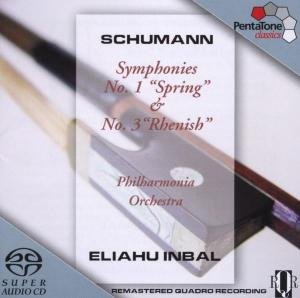 Schumann - Symphony 1 & 3 - Philharmonia Orchestra - Inb - Musiikki - PENTATONE MUSIC - 0827949011160 - sunnuntai 1. maaliskuuta 2009