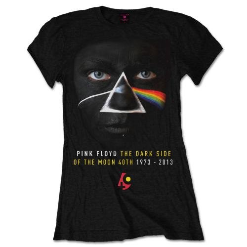 Cover for Pink Floyd · Pink Floyd Ladies T-Shirt: Dark Side of the Moon (T-shirt) [size XL] [Black - Ladies edition]