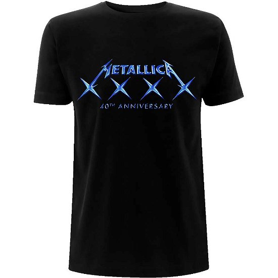 Metallica Unisex T-Shirt: 40 XXXX - Metallica - Merchandise -  - 5056187755160 - 