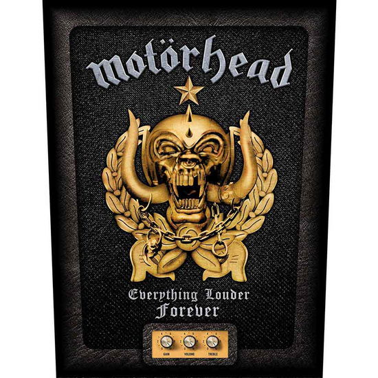 Motorhead Back Patch: Everything Louder Forever - Motörhead - Fanituote -  - 5056365715160 - 