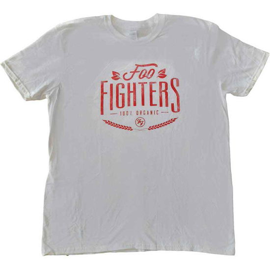 Foo Fighters Unisex T-Shirt: 100% Organic (Ex-Tour) - Foo Fighters - Marchandise -  - 5056561058160 - 