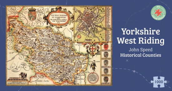 Cover for Yorkshire West Riding Historical 1610 Map 1000 Piece Puzzle (MERCH) (2024)