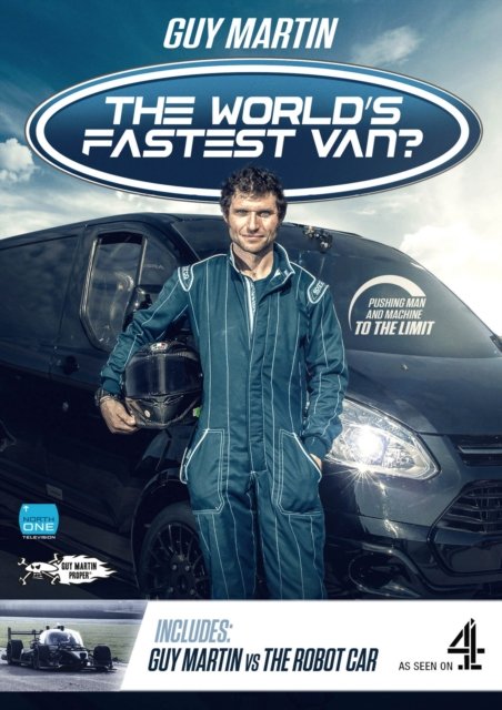 Cover for Guy Martins Worlds Fastest Car · Guy Martins The Worlds Fastest Van and Robot Car (DVD) (2019)