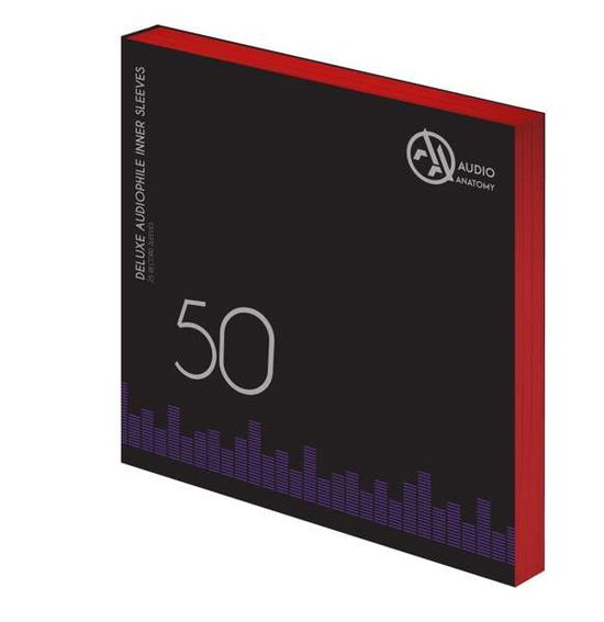 50 x 12" Deluxe Audiophile Antistatic Inner Sleeves (Red) - Audio Anatomy - Muziek - Audio Anatomy - 5906660083160 - 21 oktober 2017