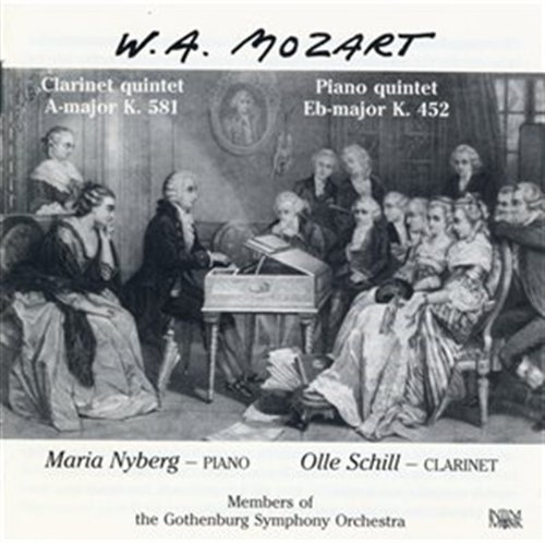 Cover for Mozart / Nyberg / Schill · Klarinettkvintett Pianokvintett (CD) (1992)