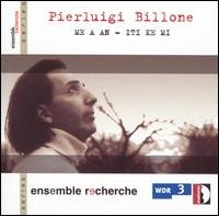Cover for Billone / Ensemble Recherche · Chamber Music (CD) (2005)