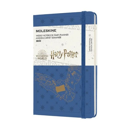 Cover for Moleskine · Moleskine Ltd. Ed. Harry Potter 2022 12-Month Weekly Pocket Hardcover Notebook: Antwerp Blue (Pocketbok) (2021)