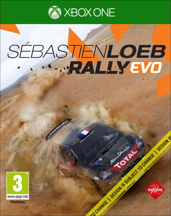 Cover for Xbox One Deep Silver Sebastien Loeb Rally Evo · Video Games (GAME)