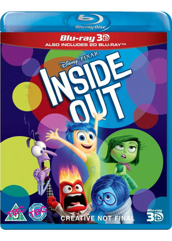 Inside Out 3D+2D - Inside out - Películas - Walt Disney - 8717418472160 - 23 de noviembre de 2015