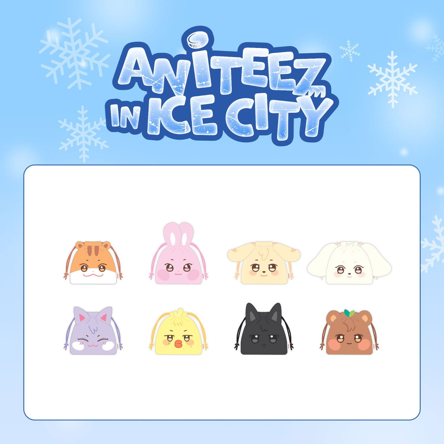 ATEEZ · Aniteez In Ice City - String Pouch (Bag) [HETmongi