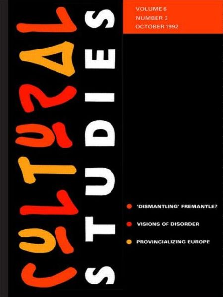 Cultural Studies: Volume 6, Issue 3 - Ien Ang - Boeken - Taylor & Francis Ltd - 9780415081160 - 12 november 1992