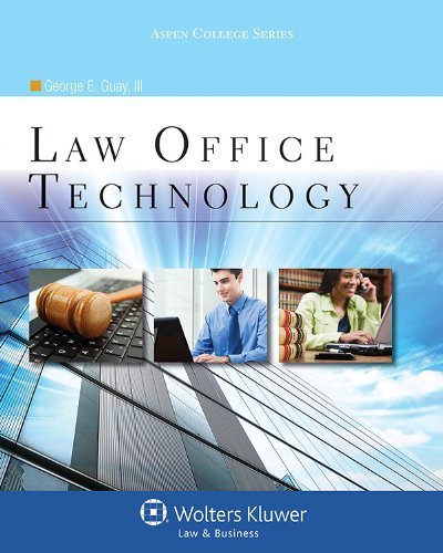 Cover for George E. Guay · Law Office Technology (Aspen College) (Pocketbok) [Pap / Psc edition] (2013)