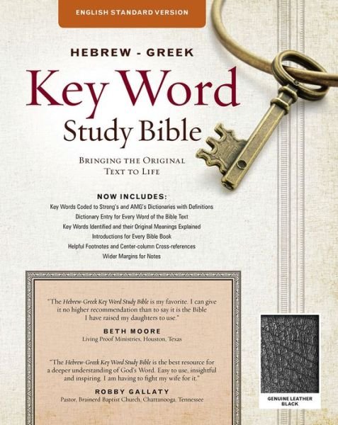 Cover for Amg Publishers · Hebrew-greek Key Word Study Bible-esv: Key Insights into God's Word (Leather Book) [Black] (2013)