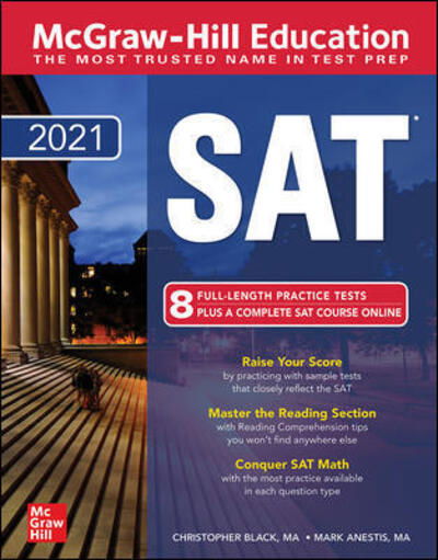 Cover for Christopher Black · McGraw-Hill Education SAT 2021 (Paperback Book) (2020)