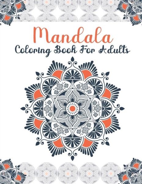 Cover for Popacolor · Mandala Coloring Book for Adults (Paperback Book) (2021)