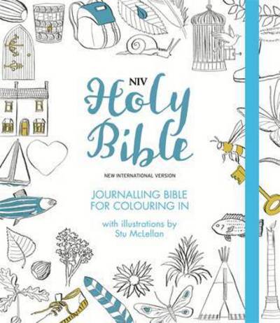 NIV Journalling Bible for Colouring In: With unlined margins and illustrations to colour in - New International Version - New International Version - Books - Hodder & Stoughton - 9781473640160 - October 6, 2016