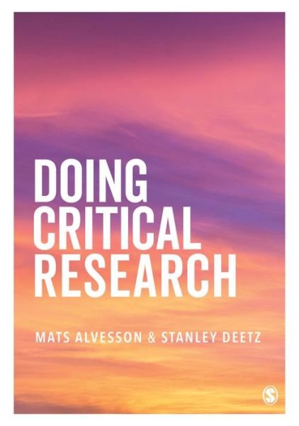 Cover for Mats Alvesson · Doing Critical Research (Gebundenes Buch) (2020)