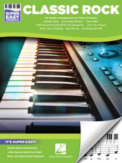 Cover for Hal Leonard Corp. Staff · Classic Rock - Super Easy Songbook (Book) (2019)