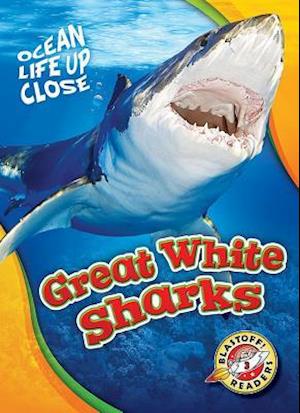 Cover for Rebecca Pettiford · Great White Sharks - Ocean Life Up Close (Hardcover Book) (2019)