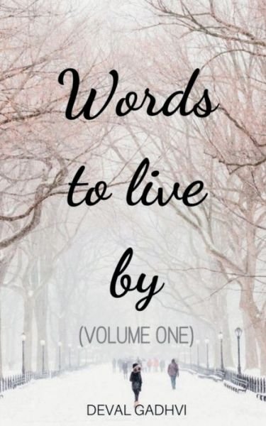 Cover for Deval Gadhvi · Words to Live By (Buch) (2020)