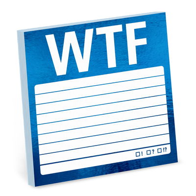 Cover for Knock Knock · Knock Knock WTF Metallic Sticky Notes (Print) (2019)