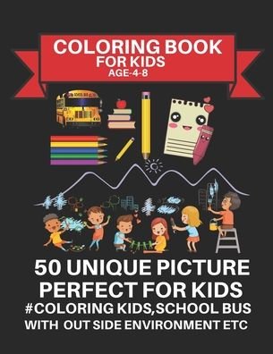 Cover for Cute Kids Coloring Book · Coloring Book For Kids Age (Paperback Book) (2019)