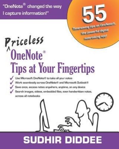 Cover for Sudhir Diddee · Priceless OneNote (R) Tips at Your Fingertips (Paperback Book) (2018)