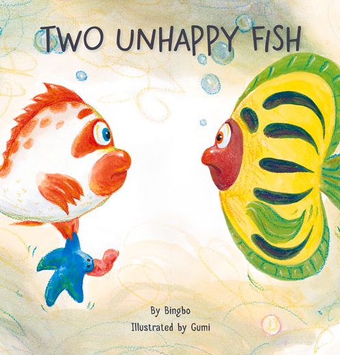 Cover for Bingbo · Two Unhappy Fish (Book) (2016)