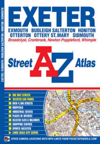 Cover for Geographers' A-Z Map Company · Exeter Street Atlas - A-Z Street Atlas S. (Paperback Book) [7 Revised edition] (2018)