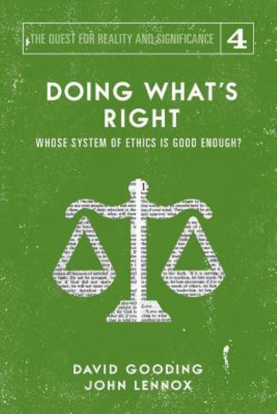 Cover for David W Gooding · Doing What's Right (Paperback Book) (2018)