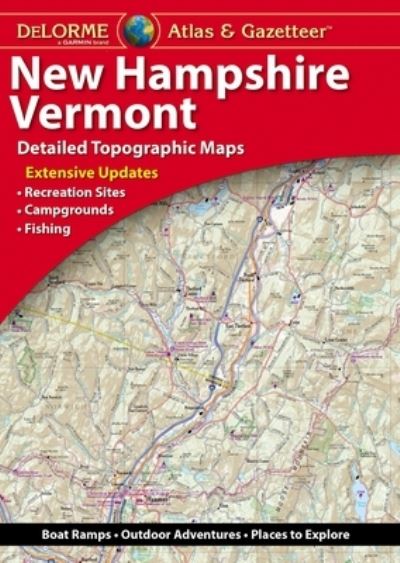 Cover for Delorme · Delorme New Hampshire / Vermont Atlas &amp; Gazetteer (Paperback Book) (2018)