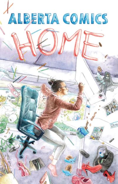 Cover for Alberta Comics Anthology: Home (Paperback Book) (2022)