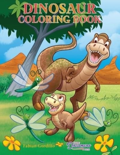 Cover for Young Dreamers Press · Dinosaur Coloring Book: For Kids Ages 4-8, 9-12 - Young Dreamers Coloring Books (Paperback Book) (2021)