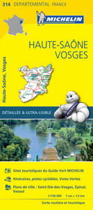 Haute-Saone  Vosges - Michelin Local Map 314: Map - Michelin - Bøger - Michelin Editions des Voyages - 9782067202160 - 29. februar 2024