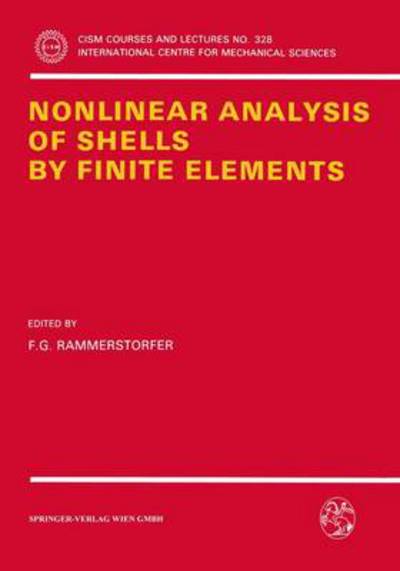 Cover for Franz G Rammerstorfer · Nonlinear Analysis of Shells by Finite Elements - CISM International Centre for Mechanical Sciences (Paperback Book) (1992)