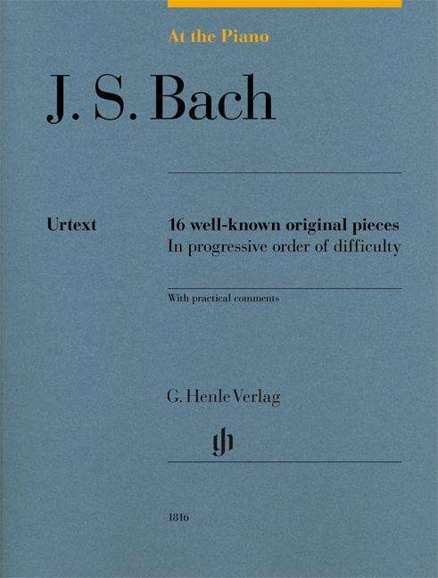 Cover for Bach · At The Piano - J. S. Bach (Bog) (2018)