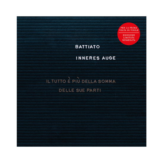 Cover for Franco Battiato · Inneres Auge (LP) (2022)