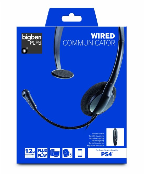 Bigben Ps4 Communicator Headset (Merchandise) - Bigben - Merchandise - Big Ben - 3499550342161 - 12. februar 2019
