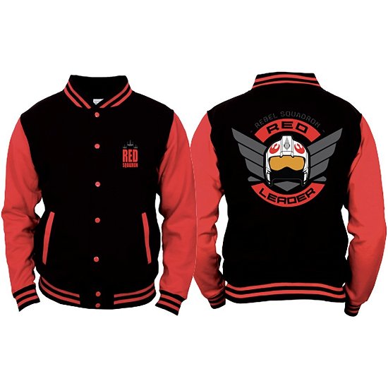 Cover for Star Wars Rogue One · Star Wars - Rogue One Red Leader Men College Jacket - Black - S (Toys)