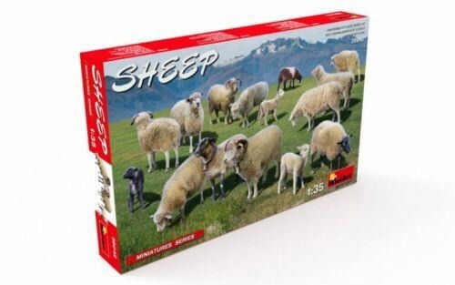 Cover for MiniArt · 1/35 Sheep 15 Pcs (Legetøj)